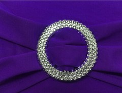 10 Spandex Chair Sashes Elastic Bows Band Wedding Party Decoration – FREE S&H
