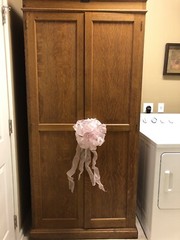 30 Blush Light Pink Pew Bows, 250 Chair Ties Wedding Or Party Decorations