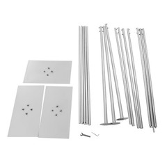 Silver Backdrop Stand Professional Backdrop Stand Pipe Kit High-quality Steel