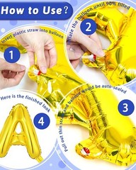 50 pcs Happy Father’s Day Balloon Set Decorations for Party, Pack of Father’s…