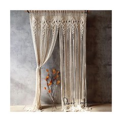 Macrame Curtain Wall Hanging Handmade Boho Curtains for Wedding Backdrop Arch…
