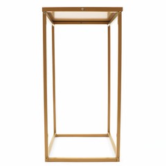 10pcs 24″ tall Matte Gold Geometric Metal Stands Wedding Flower Vase Holders NEW