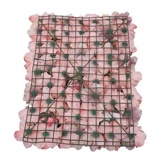 12x Flower Wall Panel 23 x 15in Artificial Roses Hydrangeas for Wedding & Party
