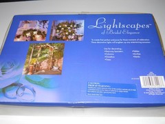 Lightscapes of Bridal Elegance Set of 10 lights -Bows w/ tiny pearls- NIB