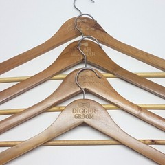 Personalised Wedding Bridal Party Hangers