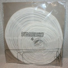 His & Hers Studio Solid White Paper Lanterns 3 Count per Pack 1 EA. 10″ 12″ 16″