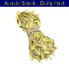 10m Artificial Vine Leaf Hessian Jute Twine Rope Vine Burlap Wedding Decoration