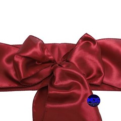 100 APPLE RED Satin Chair Sashes Bows Wedding Party Banquet Event DIY Decoration