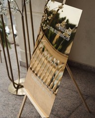 Gold Mirror Acrylic Wedding Welcome Sign – Wedding Reception Sign -Wedding Decor