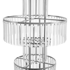 5 Tier Flower Stands, 2PCS Flower Stands, Crystal Flower Stands Round Modern