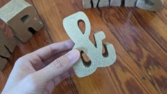Mr & Mrs Gold Glitter Wood Letter Blocks Decor wedding venue decoration sparkle
