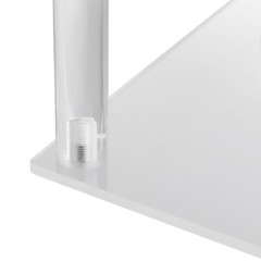 Clear Acrylic Flower Stand Tabletop Flower Plinth Column Vase Wedding Decoration