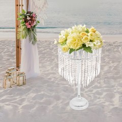 Silver Flower Stand, 40*70cm Wedding Flower Stand, Round Centerpieces Stand NEW