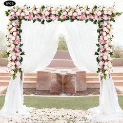 39.37×11.81in Artificial Flowers for Party Wedding Artificial Silk Flowers Row
