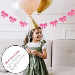 Mother’s Day Butterfly Flag Mothers Party Decor Bow Banner for Reception