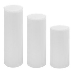 3X Foldable Paper Column Display Stands Round Cylinder Display Stands for Party