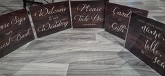 5 Country Rustic Style Wedding Signs