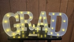 4 Piece GRAD White LED Marquee Lights With Remote