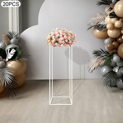 20PCS Geometric Flower Stand For Wedding,Metal Flower Stand,Wedding Flower Stand