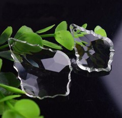10Pcs 50mm Crystal Prism Clear Lamp Chandelier Hanging Wedding Decoration Hooks