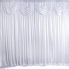 WHITE Decorative BACKDROP 20 10 ft Stage Party Wedding Tradeshow Booth SALE