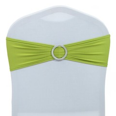 200 Spandex Stretch Chair Sashes Bow with Slider Buckle Wedding Party Decoration