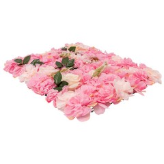 6Packs Flower Wall Panel Artificial Floral Backdrop Artificial Flower Panels NEW