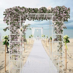Heavy Duty Metal Garden Pergola Wedding Arbor Arch Gazebo Trellis for Party