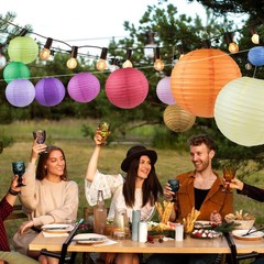 5/10 Pack Chinese Paper Lantern Decoration Wedding Party 8″ 10″ 12″ 14″ 16″