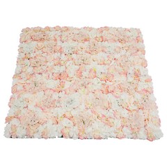 6Pcs Artificial Silk Flower Wall Panel Floral Backdrop Party Wedding Decoration