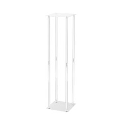 2PCS 31.5inch Tall Wedding Column Flower Stand Display Rack Acrylic