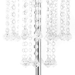 2Pcs 21.9 in Crystal Flower Vases Wedding Centerpieces Table Flower Vases SALE