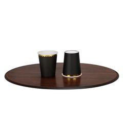 Geeklife Black Party Paper Cups with Gold Border,Disposable Gold Foil Paper C…
