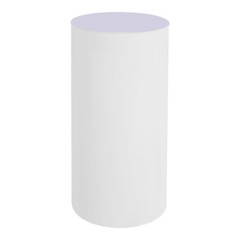 3pcs Pedestal Stand White Pedestal Display Stand Cylinder Pedestal Stand Set