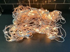 8ft Pre-Lit Arch Warm White Lights Metal Steel Construction Wedding Lighted 2001