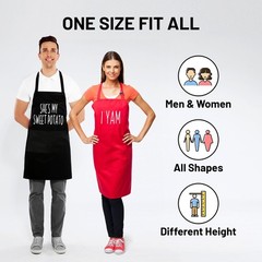 Funny Couple Aprons – Gift Ideas For Her Him – Wedding, Engagement, Bridal, B…