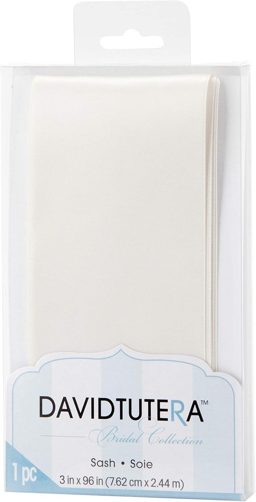 Ivory Sash Blank Sash for DIY Bridal Sash Prom Decorations Bridesmaid & More NEW