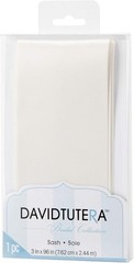 Ivory Sash Blank Sash for DIY Bridal Sash Prom Decorations Bridesmaid & More NEW