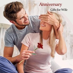 Gold Dipped Rose 24k Red Gold Plated Rose – Everlasting Long Stem Real Rose E…