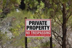 4 Pack Private Property No Trespassing Sign Metal 10″x14″ Rust Free Aluminum,…