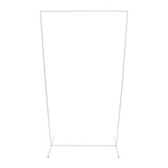 3pcs Rectangular Metal Backdrop Stands Weddings Party White Balloon Frames Decor
