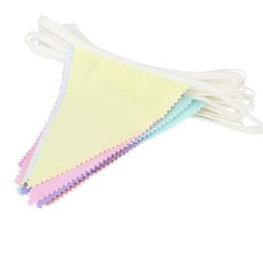 Soft Cotton Bunting Banner With 36 Triangle Flags For Any Event 10M/33 Ft
