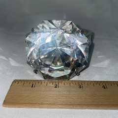 Faux “Diamond” Engagement Ring Bridal Party Table Decor Oversized Prop