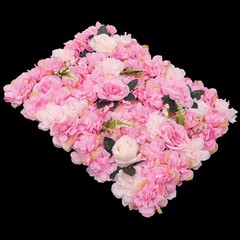 12* Artificial Rose & Dahlia Flower Wall Panels Bouquet Wedding Party Home Decor