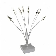 8-Branch Family Tree Picture Frame Holder, Card Photo Clips Holder Desk Stand…
