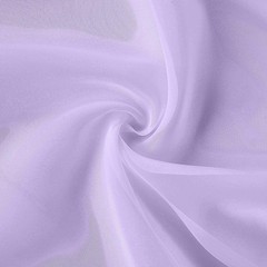 LAVENDER 5ft x 14ft Premium Chiffon SHEER CURTAIN Window Drape Panel Party