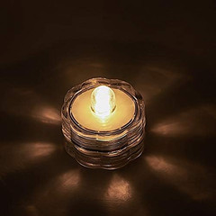 12 Pcs Warm White LED Small Submersible Lights – for Vases Wedding Party Events
