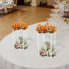 Geometric Flower Stand For Wedding 20PCS Metal Flower Stand Wedding Flower Stand