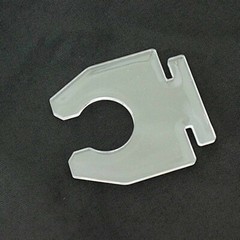 CLEAR 20 Acrylic 3″ GLASS HOLDERS Hooks Champagne Stand Party Events Decorations