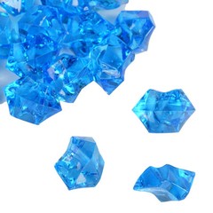 900 Acrylic LARGE Ice Faux Crystal Pieces Wedding CENTERPIECES Filler Decoration